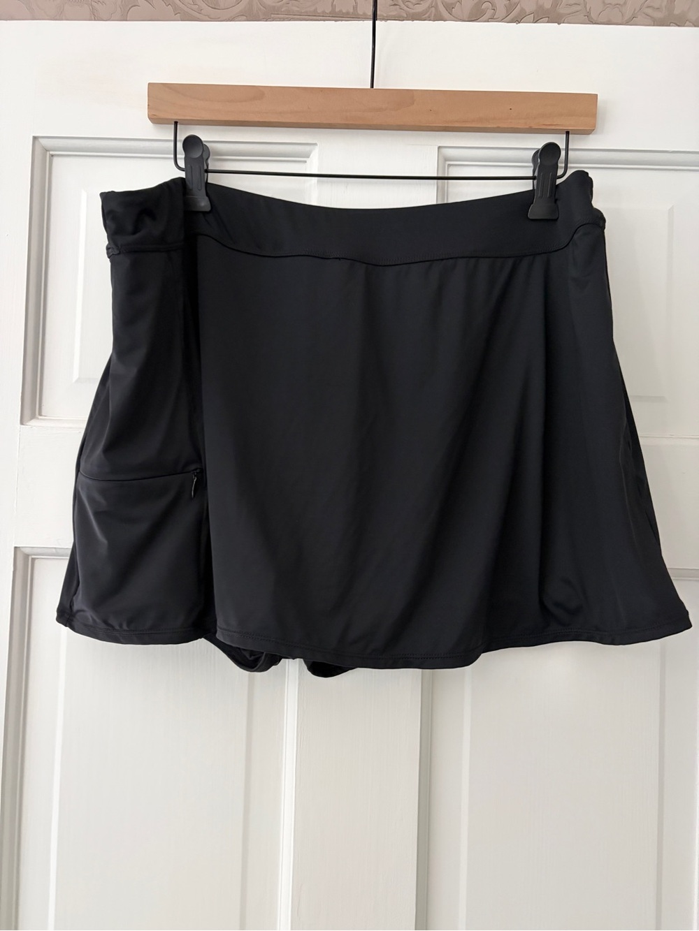 Black jantzen swim skirt skort boy shorts 18 xxl